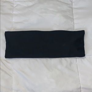 Black Bandeau Swim Top